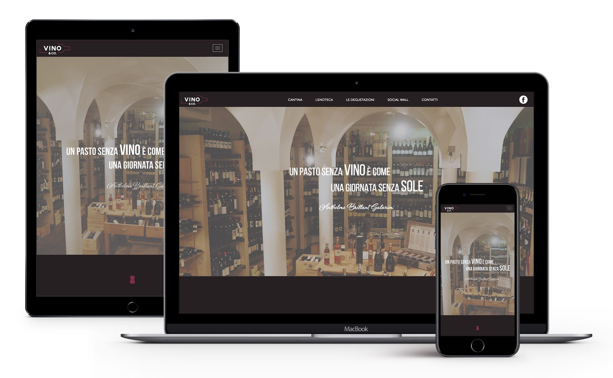 Progettazione sito internet "Vini & Co" by Webtek