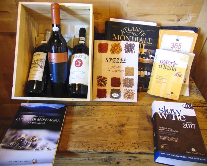 Box bottiglie e libri settore vinicolo